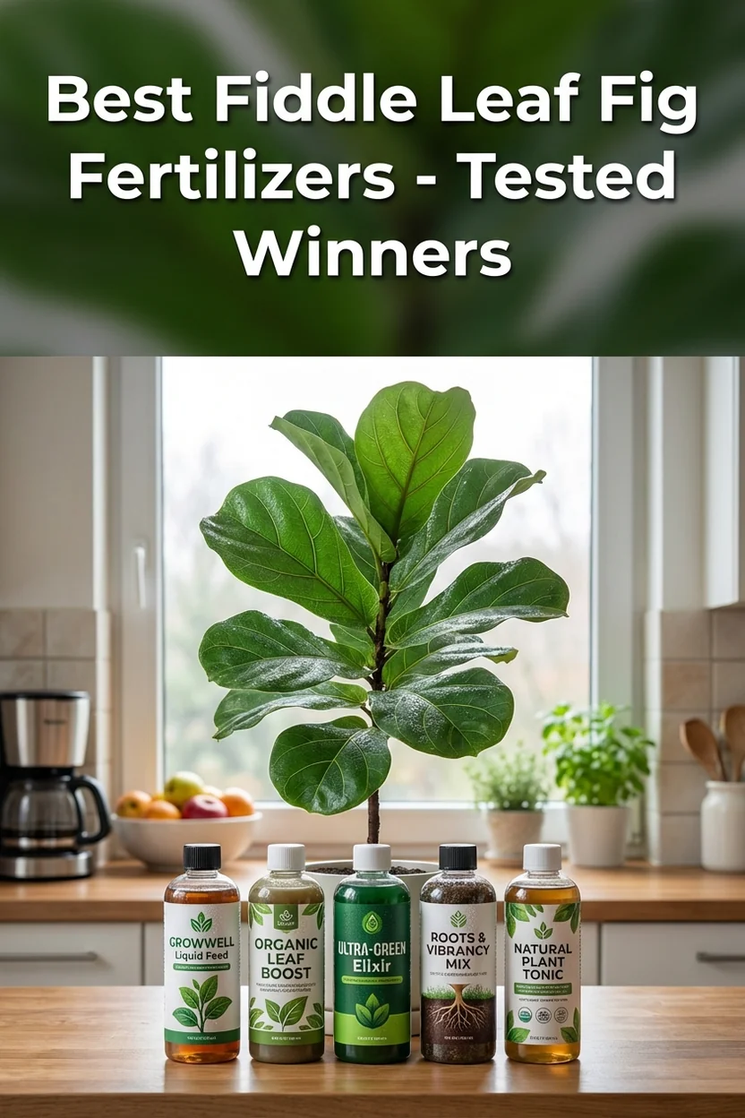 Best fiddle leaf fig fertilizers comparison guide for healthy plant growth and nutrition