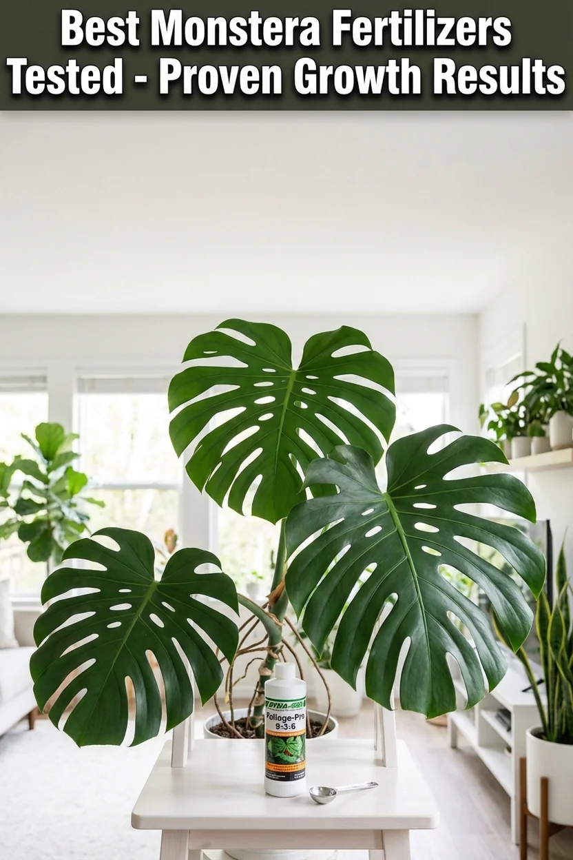 Best fertilizer for monstera deliciosa with proven growth results and feeding schedule