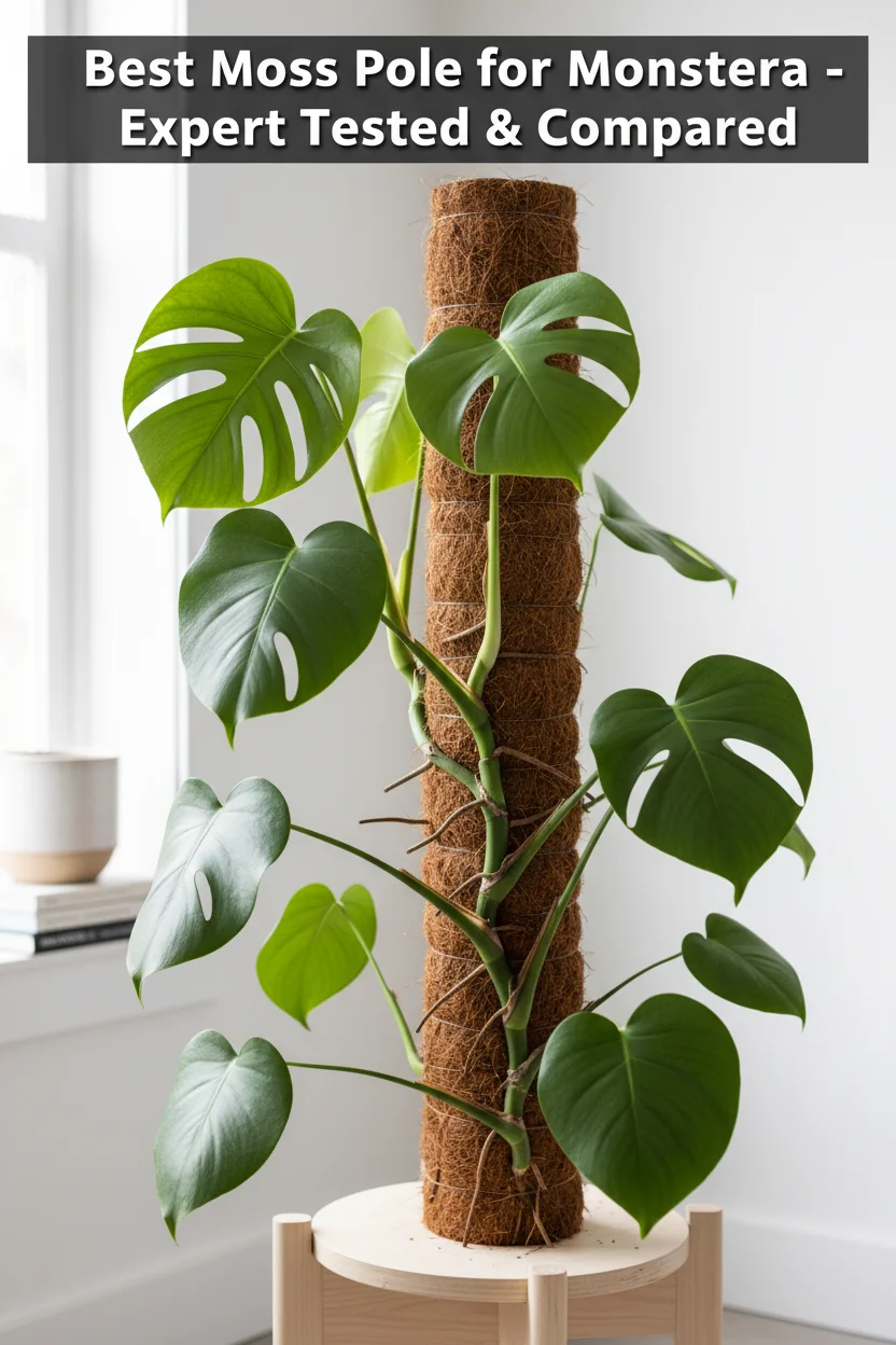 Best moss pole for monstera deliciosa climbing support systems compared guide