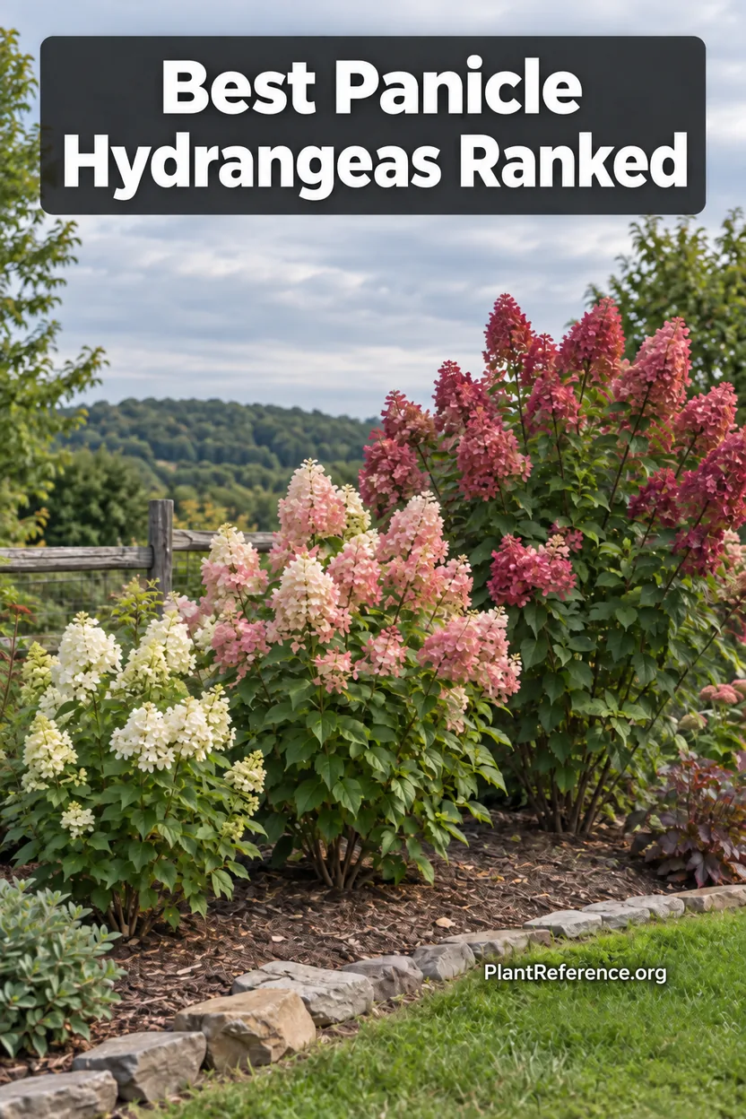 Best panicle hydrangeas ranked for size, color, and garden performance