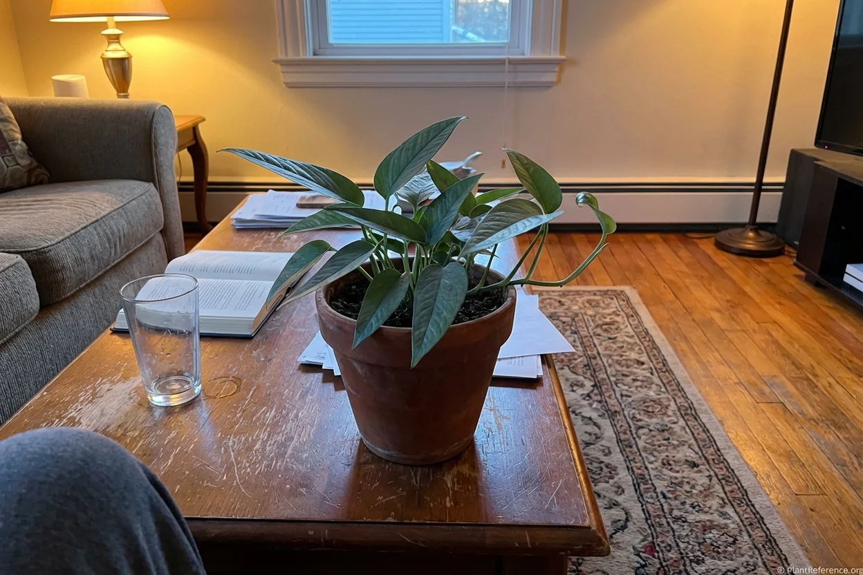 Cebu blue pothos with silvery elongated leaves perfect for collectors seeking unique varieties
