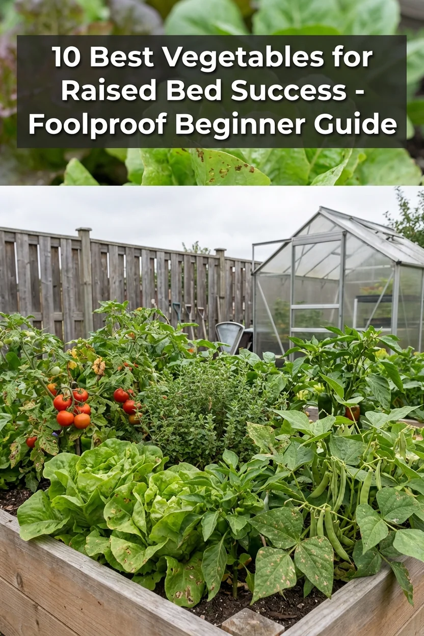 Guide to best raised bed vegetables for beginners with growing tips