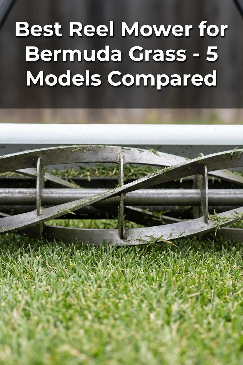 Best reel mowers for bermuda grass comparison showing top 5 models for low-cut home lawns