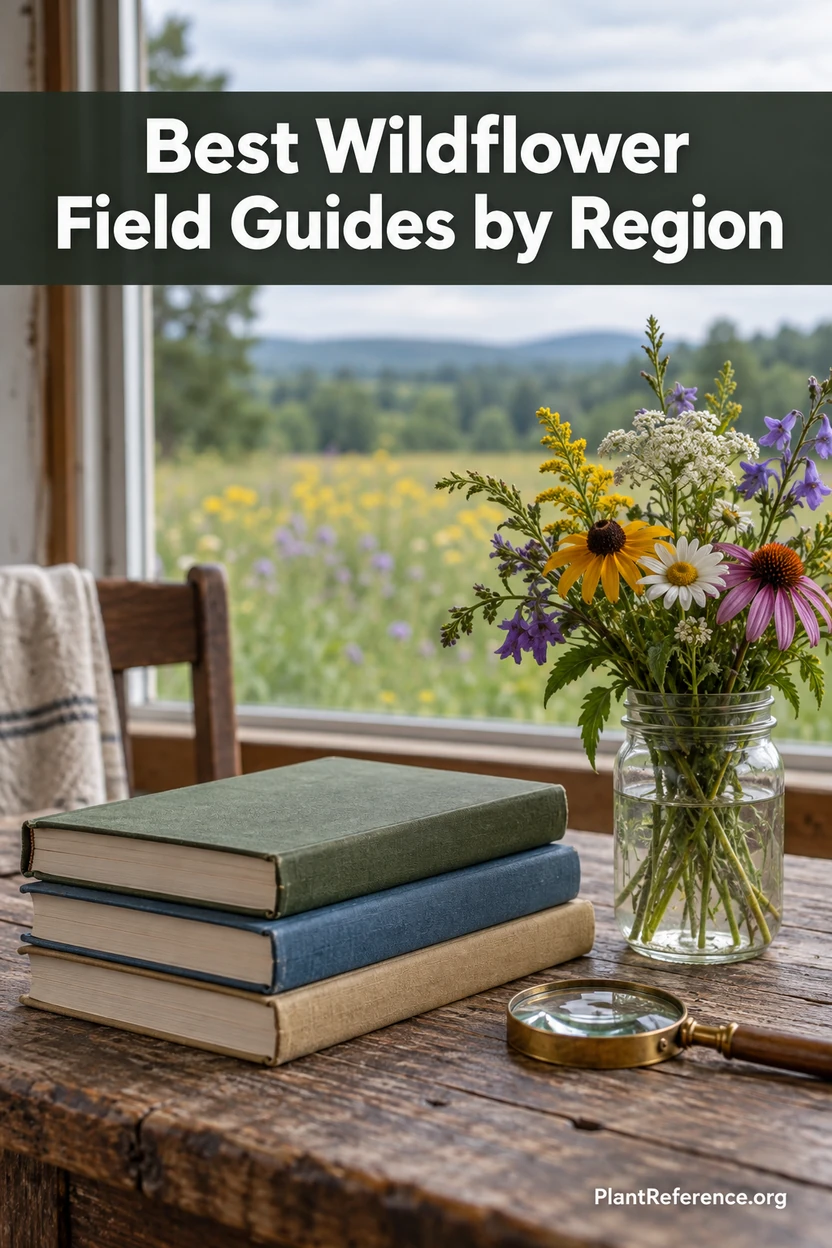Best wildflower field guide by region comparison with field guide books and a meadow