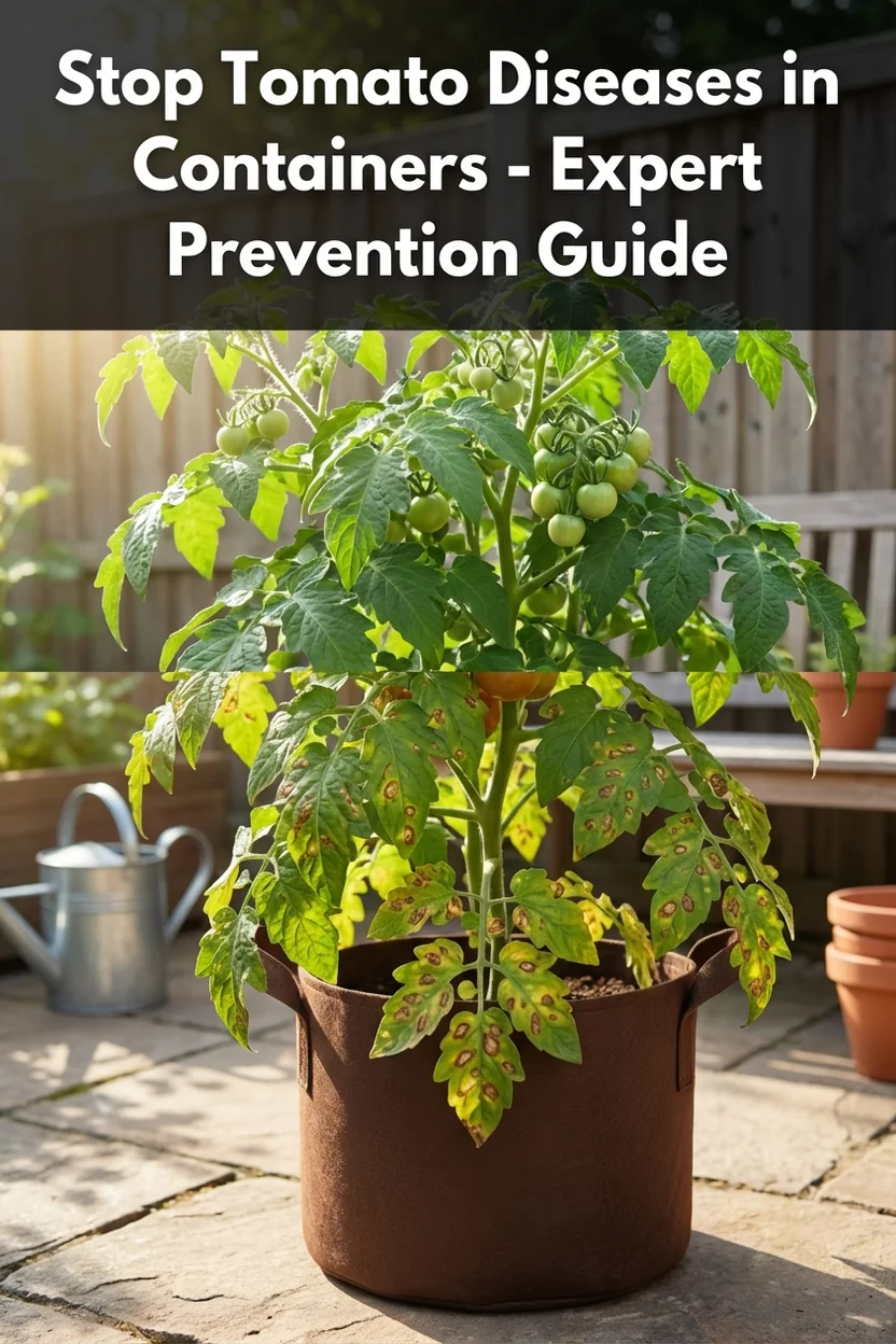 Tomato disease identification guide for container growing with treatment solutions