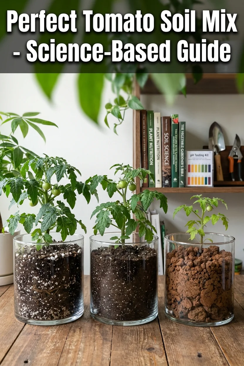 Best potting soil guide for container tomatoes with soil comparison display