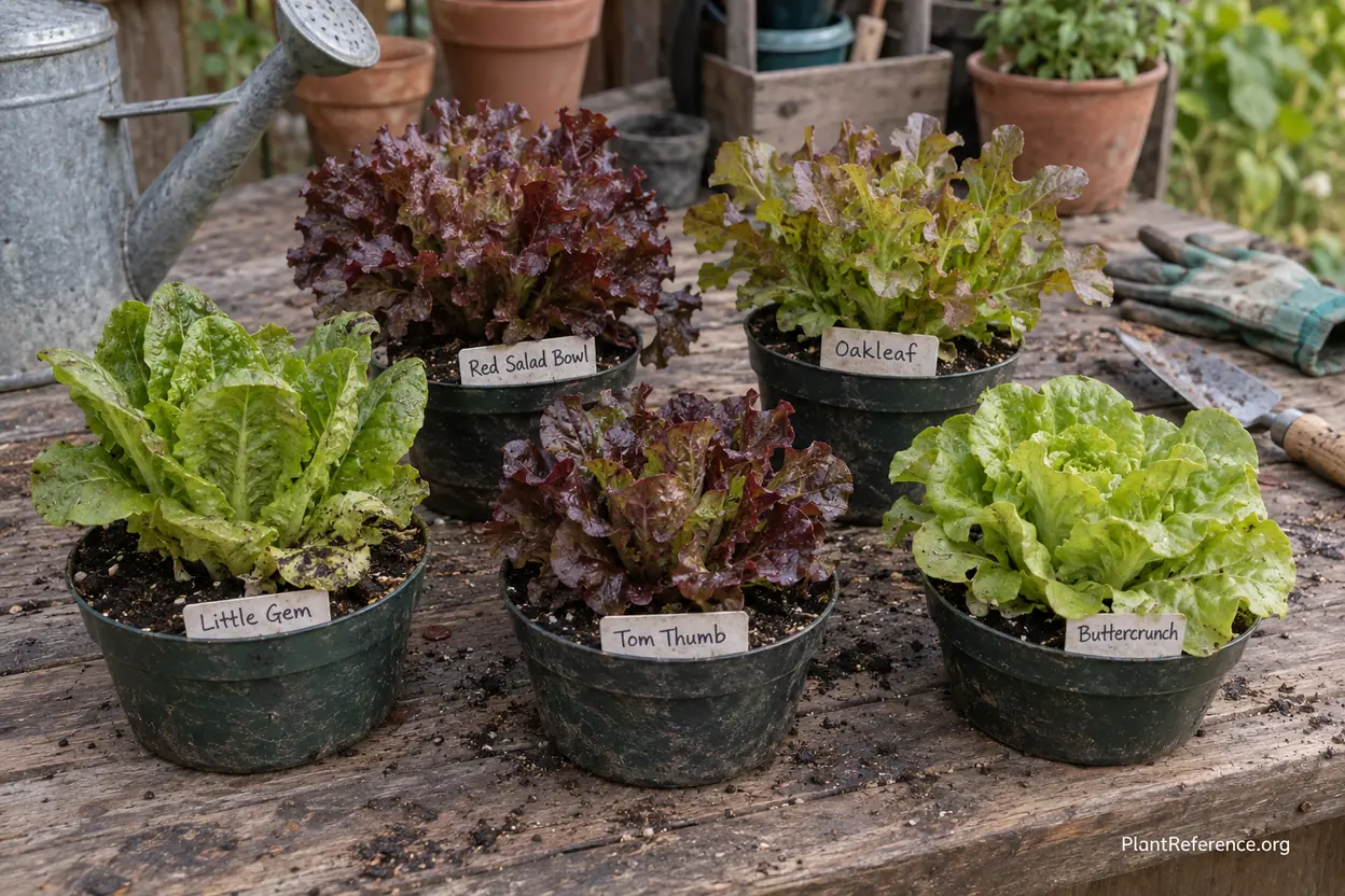 Red and green lettuce cultivars compared in shallow containers