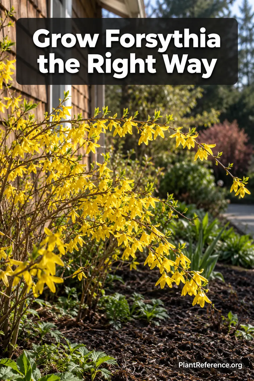 How to grow forsythia with full sun, spacing and post-bloom pruning