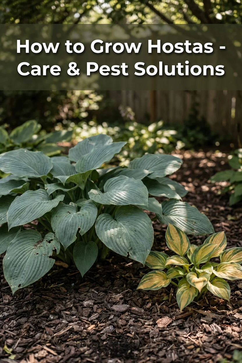 Hosta growing and care guide with blue and variegated hosta foliage