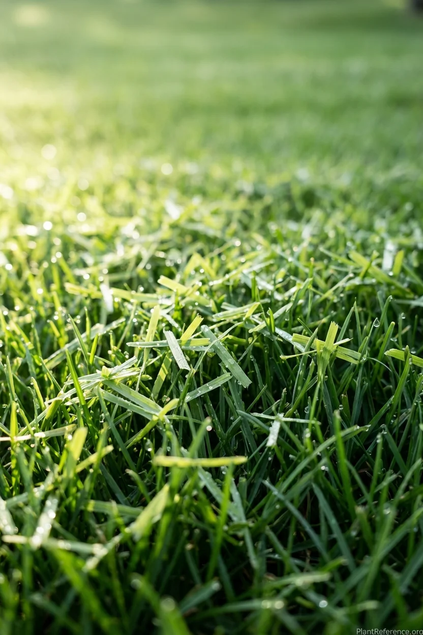 Short grass clippings on lawn surface demonstrating correct one-third rule mowing technique