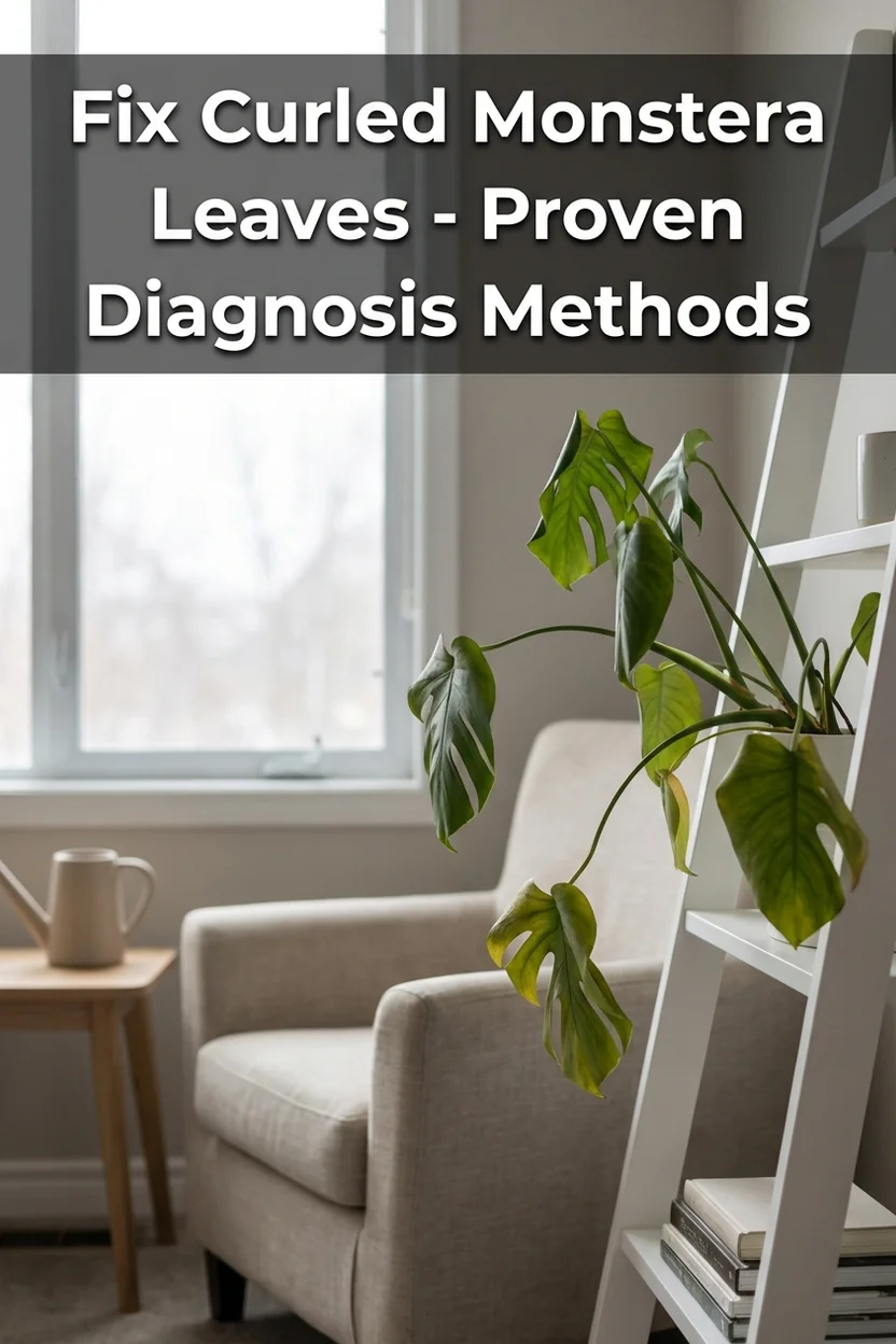 Monstera leaves curling diagnosis and solutions guide for plant care
