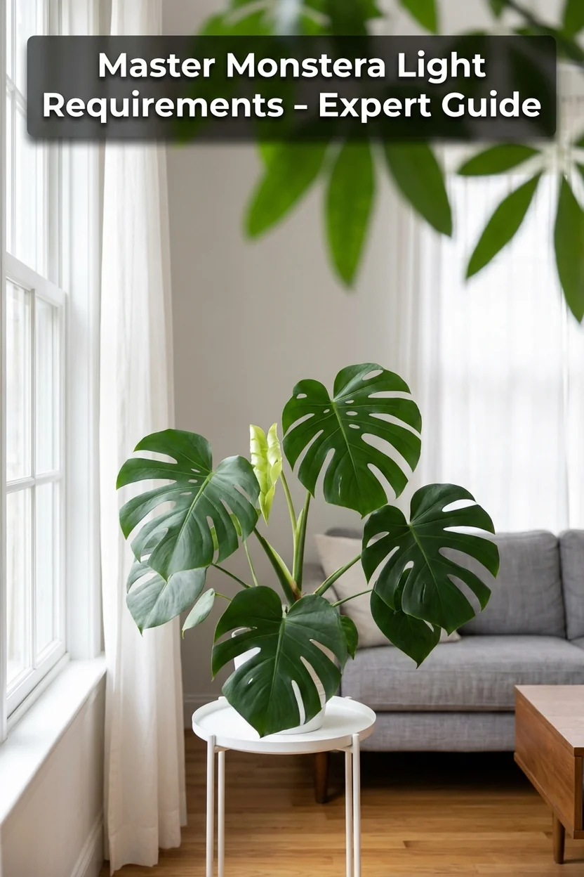 Monstera deliciosa light requirements guide for indoor plant care