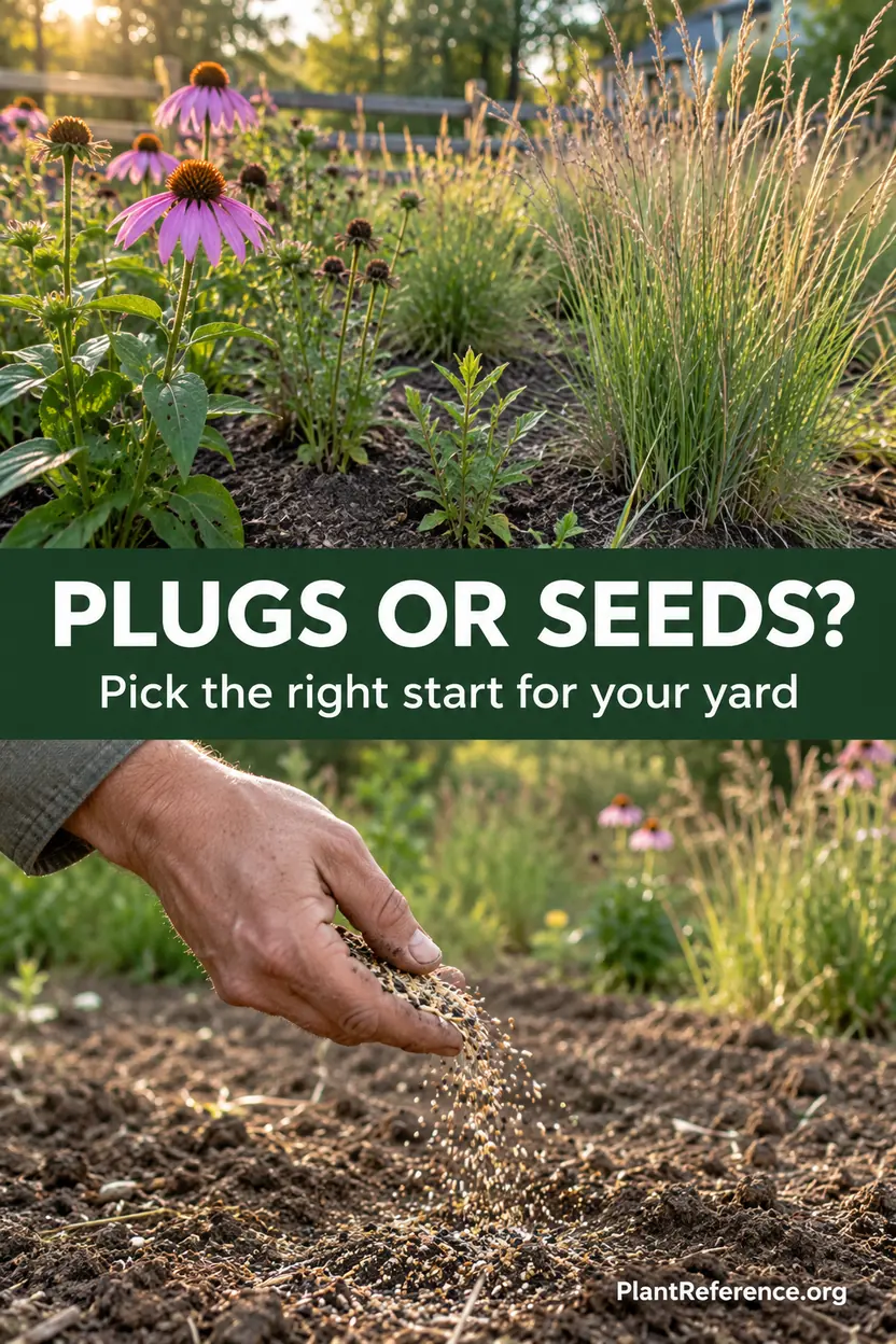 Native plant plugs versus seed mixes buyer guide