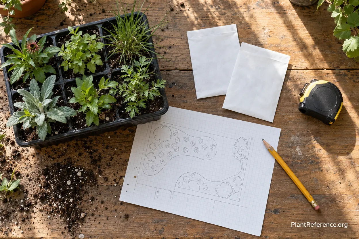 Native plant plug and seed mix project planning comparison