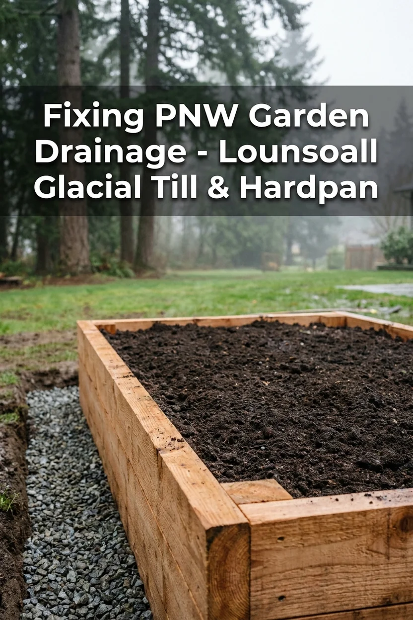 Pacific Northwest garden drainage fixes for glacial till and hardpan soil