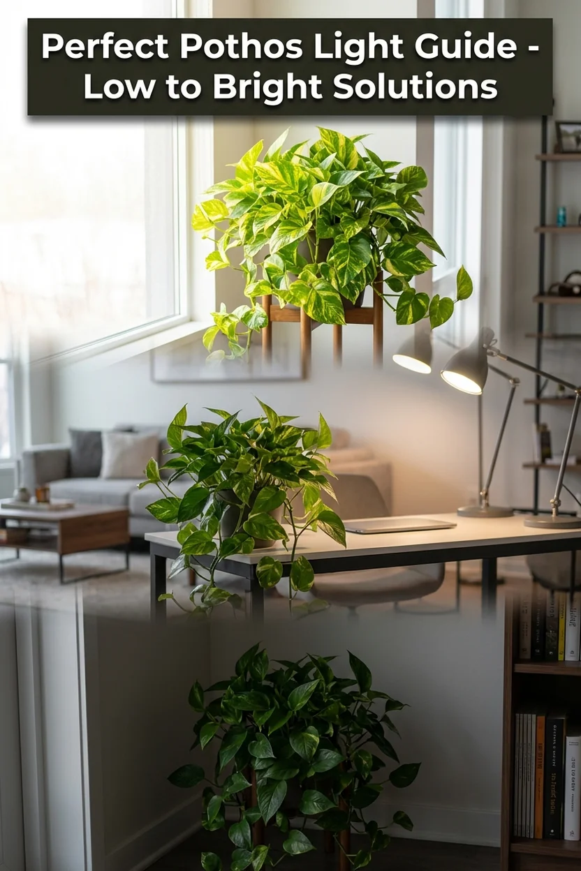 Guide to pothos light requirements from low light to bright indirect conditions