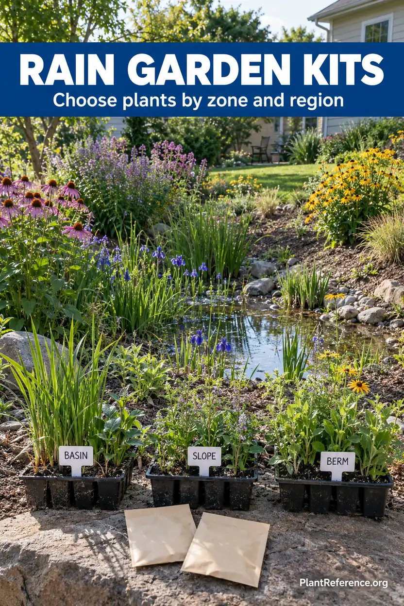 Rain garden plant kits and native seed mixes buying guide