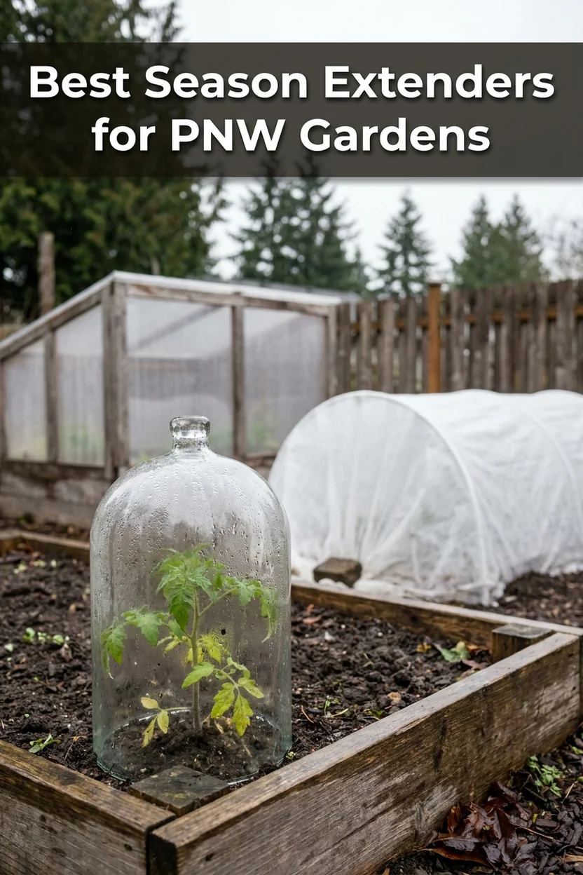 Best season extenders for Pacific Northwest gardeners including cloches and cold frames