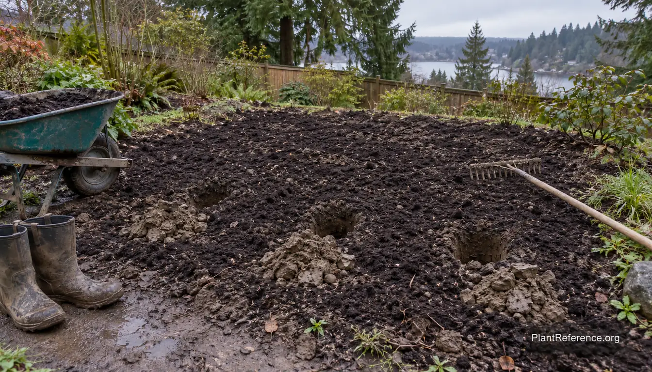 Soil preparation for roses in Western Washington heavy clay