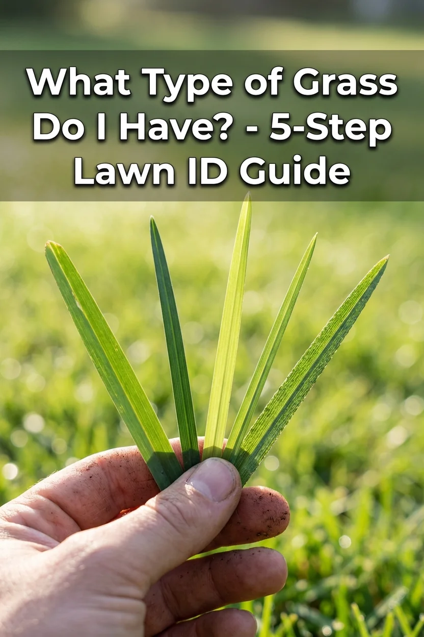 Lawn grass identification guide showing how to identify your grass type by blade shape color and growth pattern