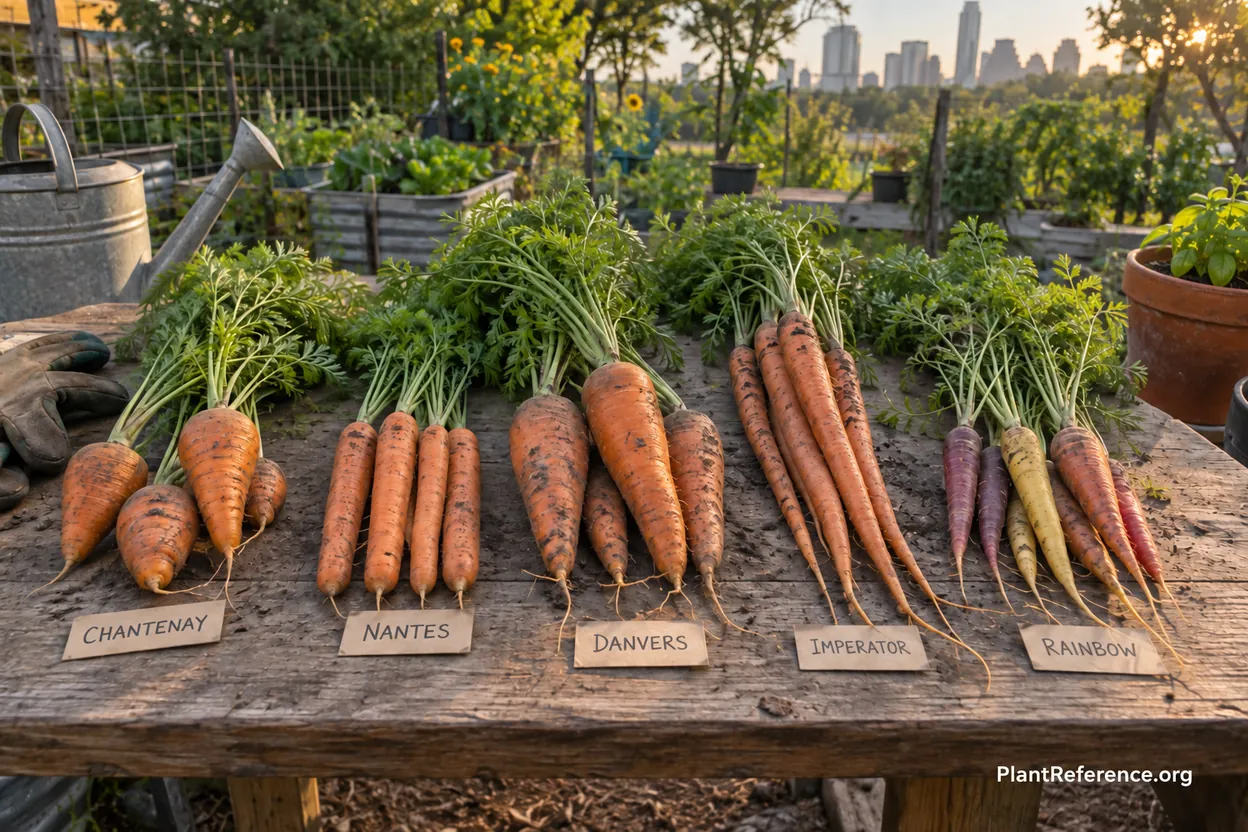 Five carrot varieties compared for Austin Zone 8b gardens and limestone soil