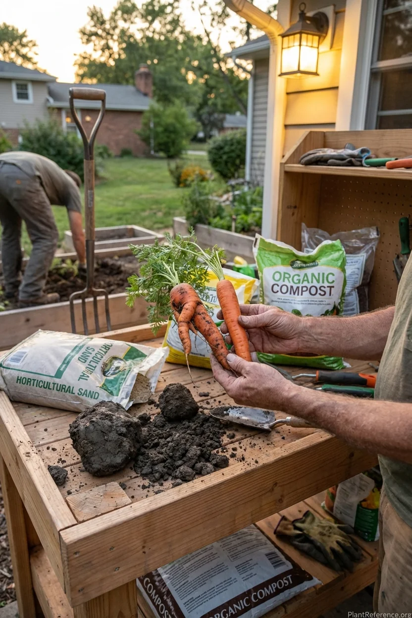 Troubleshooting carrot growing problems in Denver Colorado clay soil