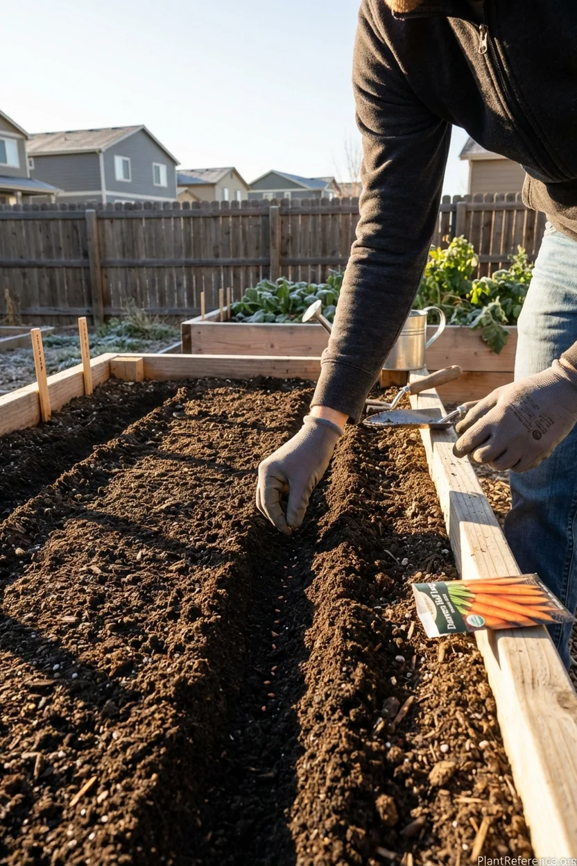 Planting carrot seeds in Denver Colorado Zone 5a spring timing