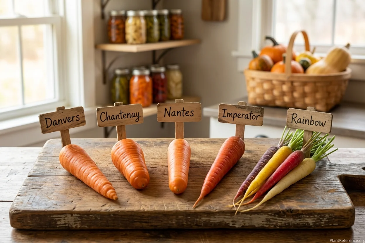 Five carrot varieties compared for Indianapolis Zone 5b gardens and clay soil