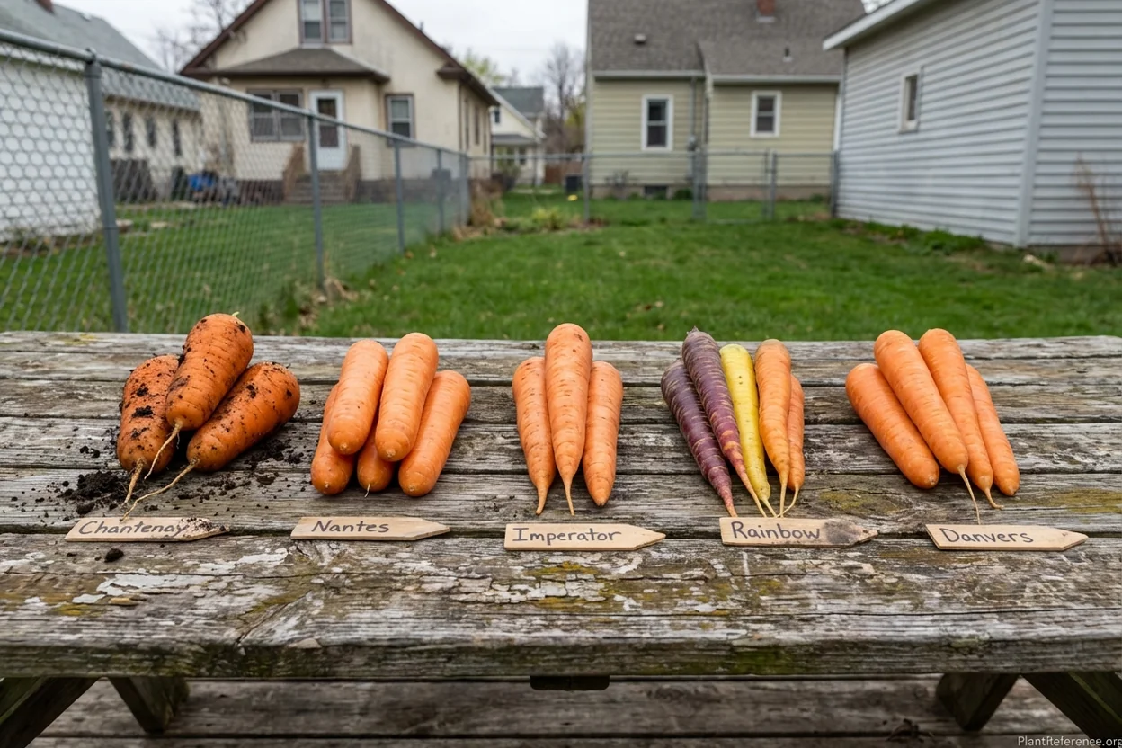Five best carrot varieties for Minneapolis Zone 4a gardens compared side by side
