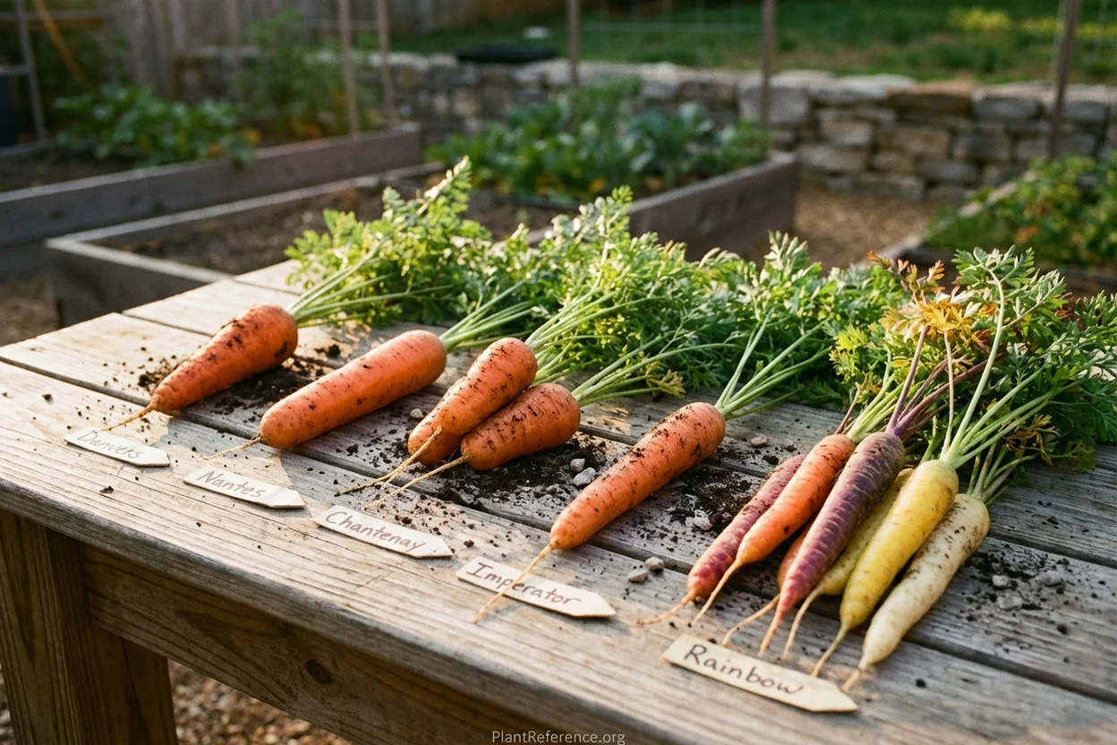 Five carrot varieties compared for Nashville Zone 7a gardens and Tennessee limestone soil