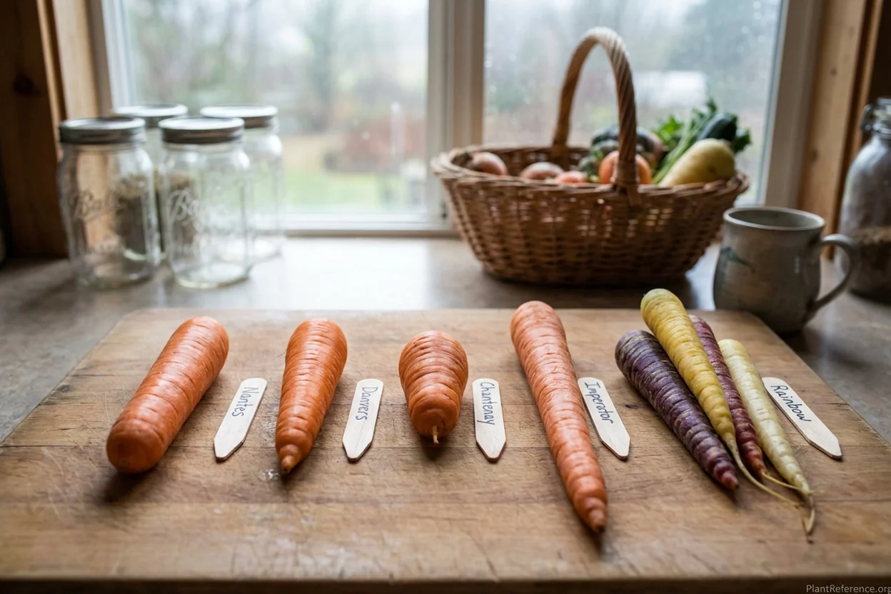 Five carrot varieties compared for Portland Zone 8b gardens and Willamette Valley soil