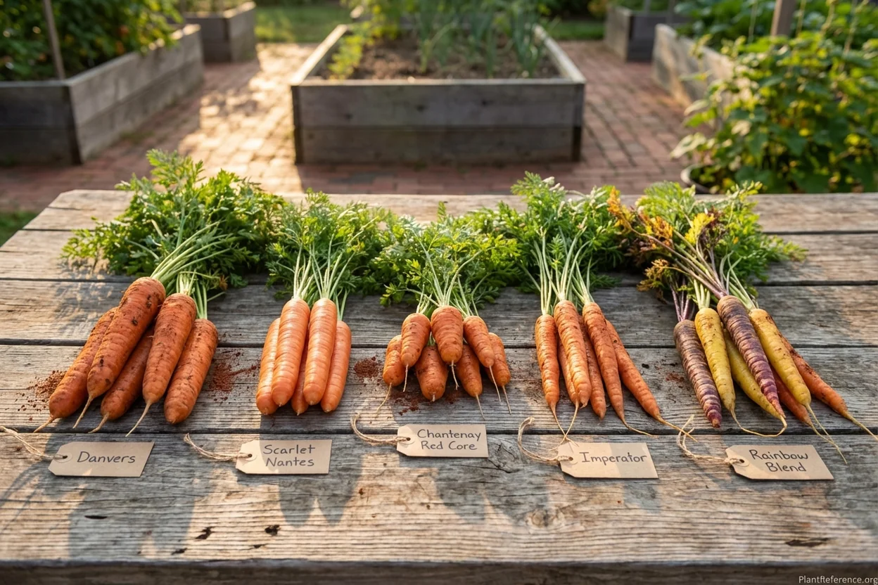 Five carrot varieties including heirlooms compared for Richmond Zone 7b gardens