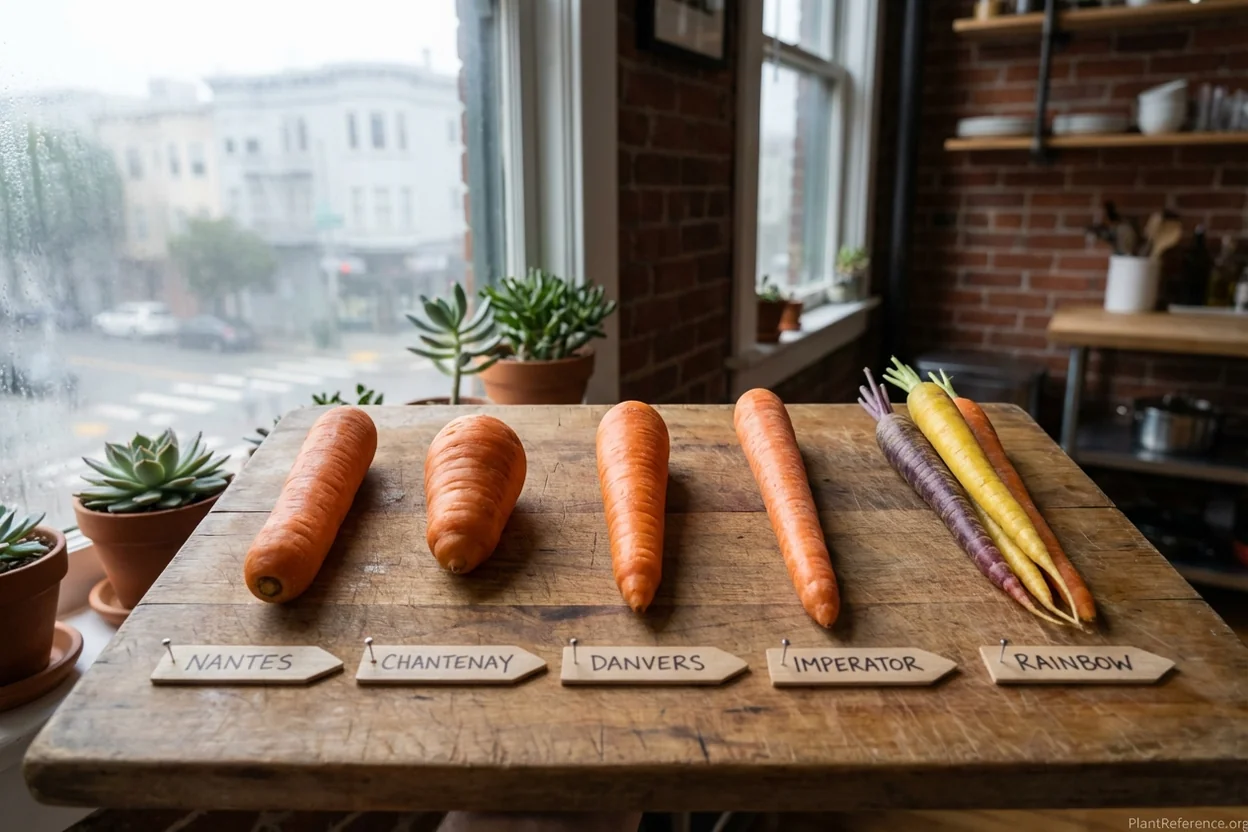 Five carrot varieties compared for San Francisco Zone 10a gardens and sandy soil
