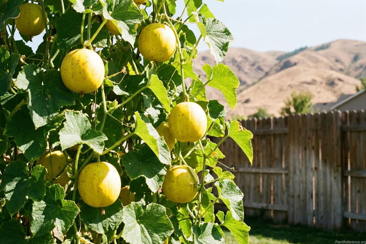 Lemon cucumbers in Boise Zone 6a garden showing drought tolerance