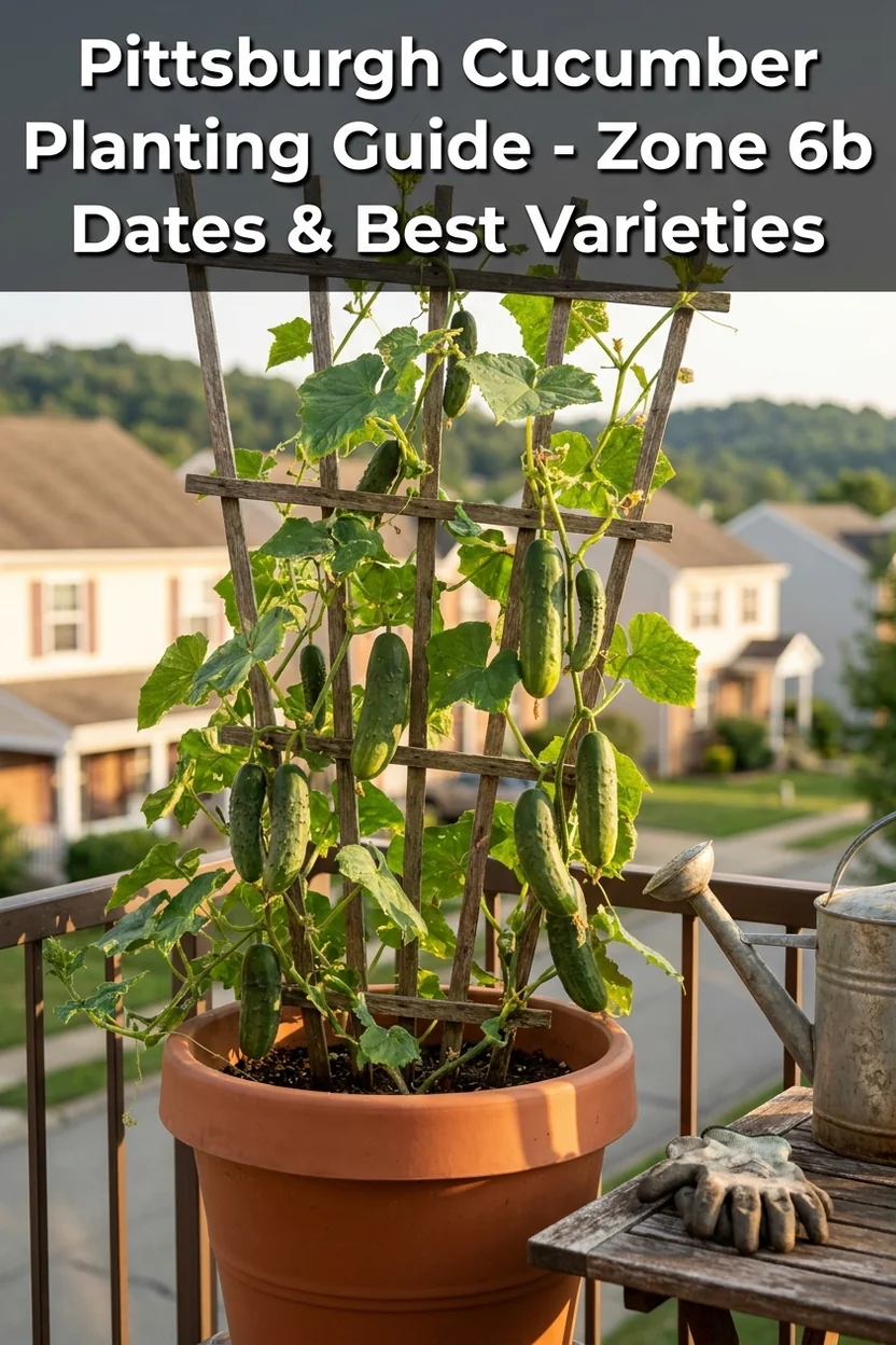 Pittsburgh cucumber planting guide with dates and best varieties for Zone 6b