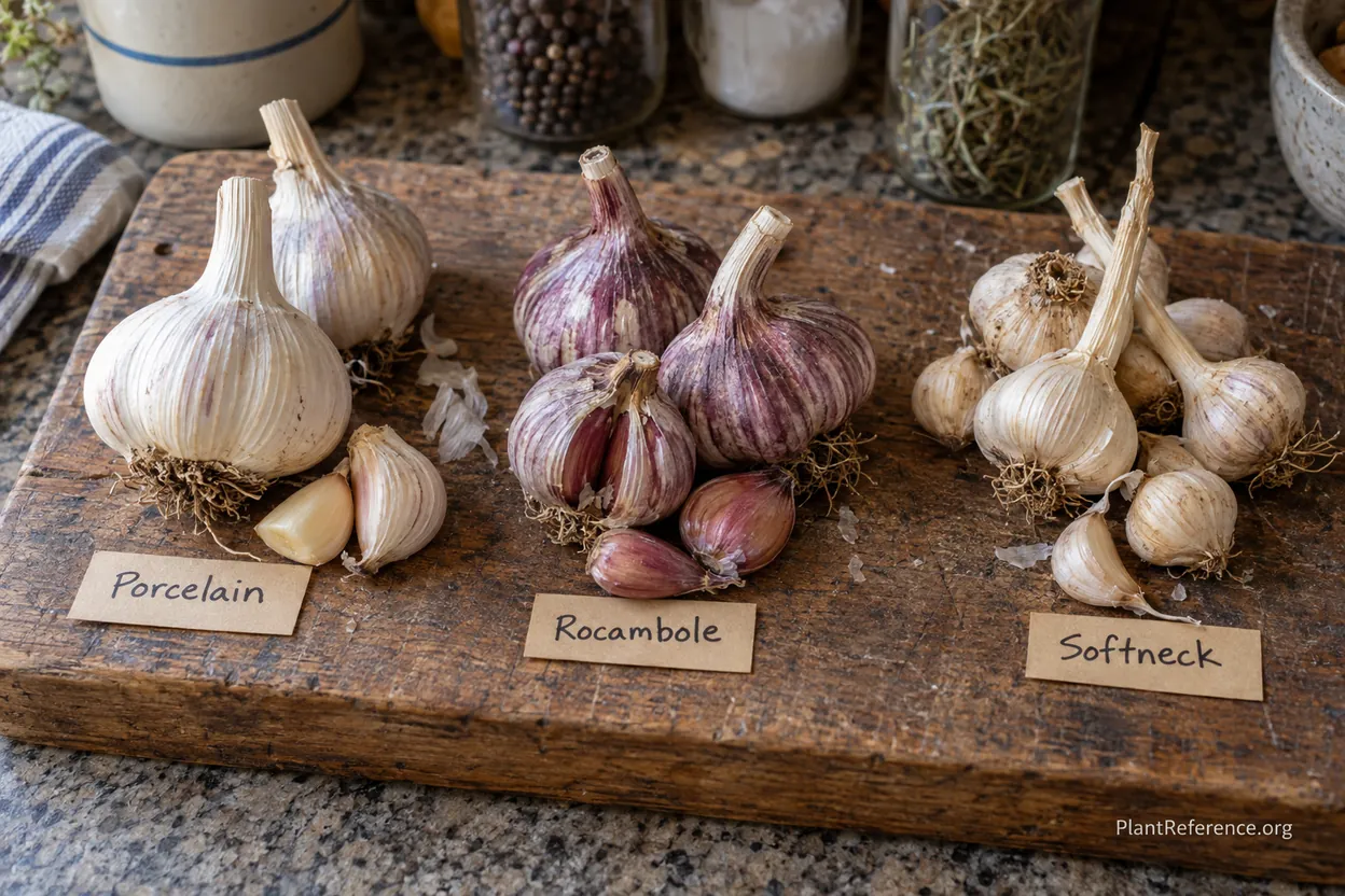 Hardneck and softneck garlic varieties compared for Pacific Northwest gardens