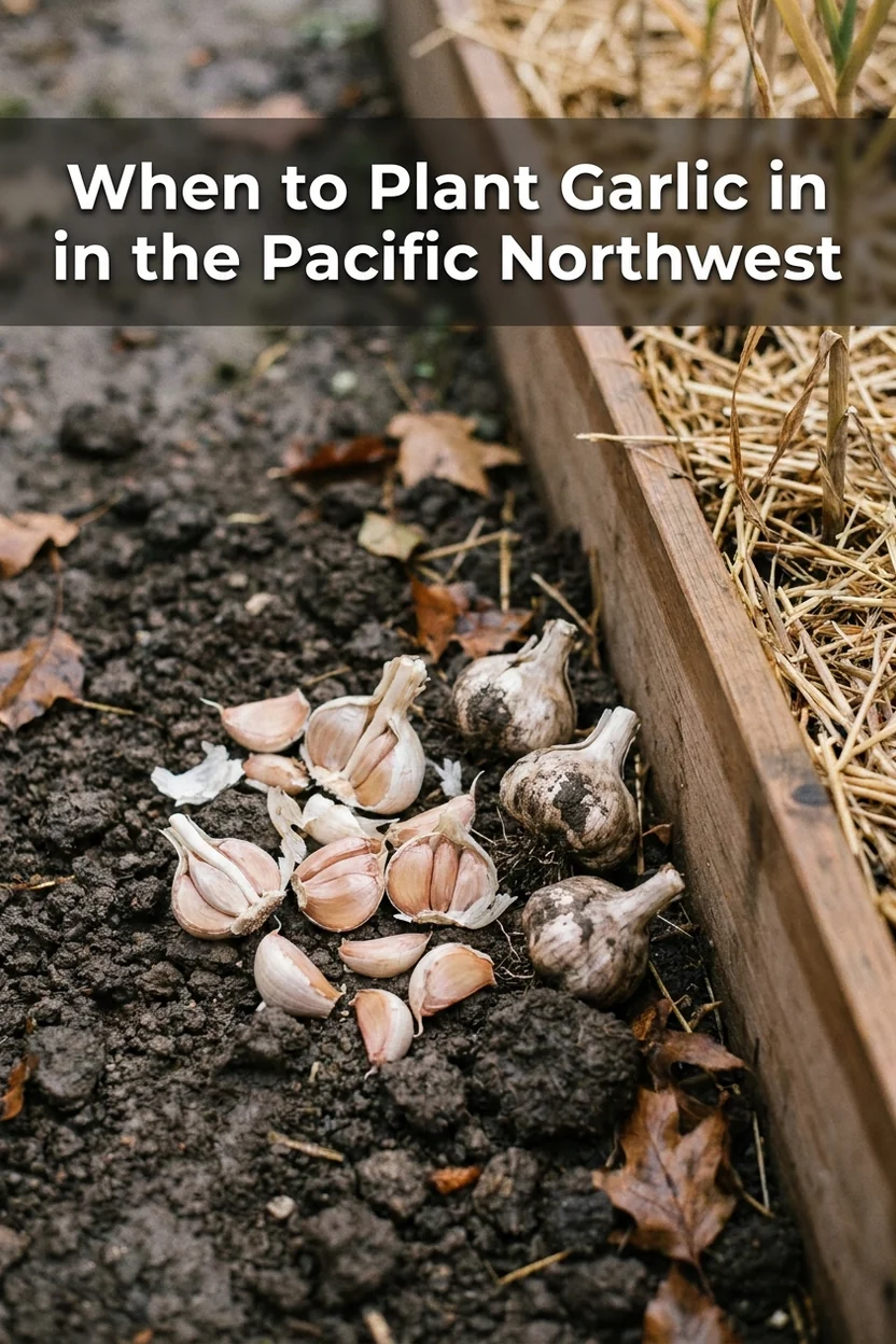 When to plant garlic in the Pacific Northwest fall calendar and best varieties guide