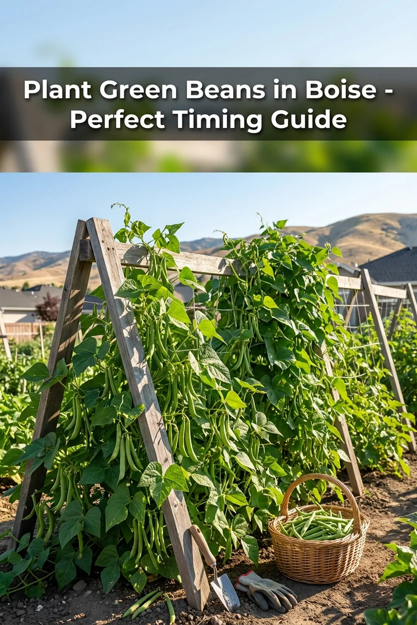 When to plant green beans in Boise Idaho with planting calendar for Zone 6a