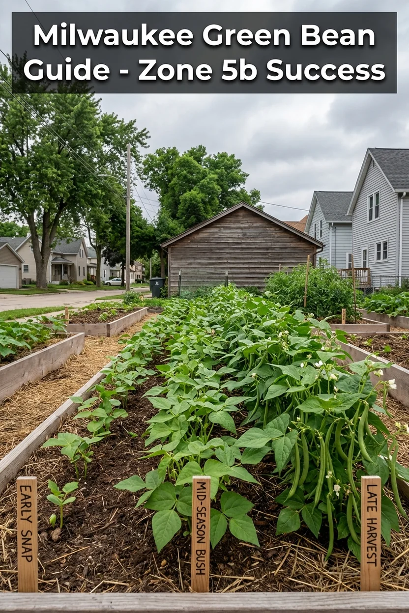 Milwaukee green bean planting schedule for Zone 5b succession growing