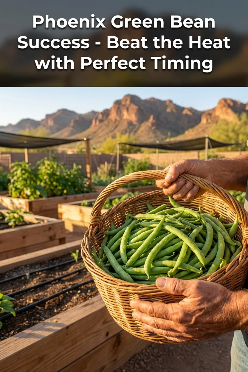 Phoenix green bean planting guide with harvest timing and variety recommendations