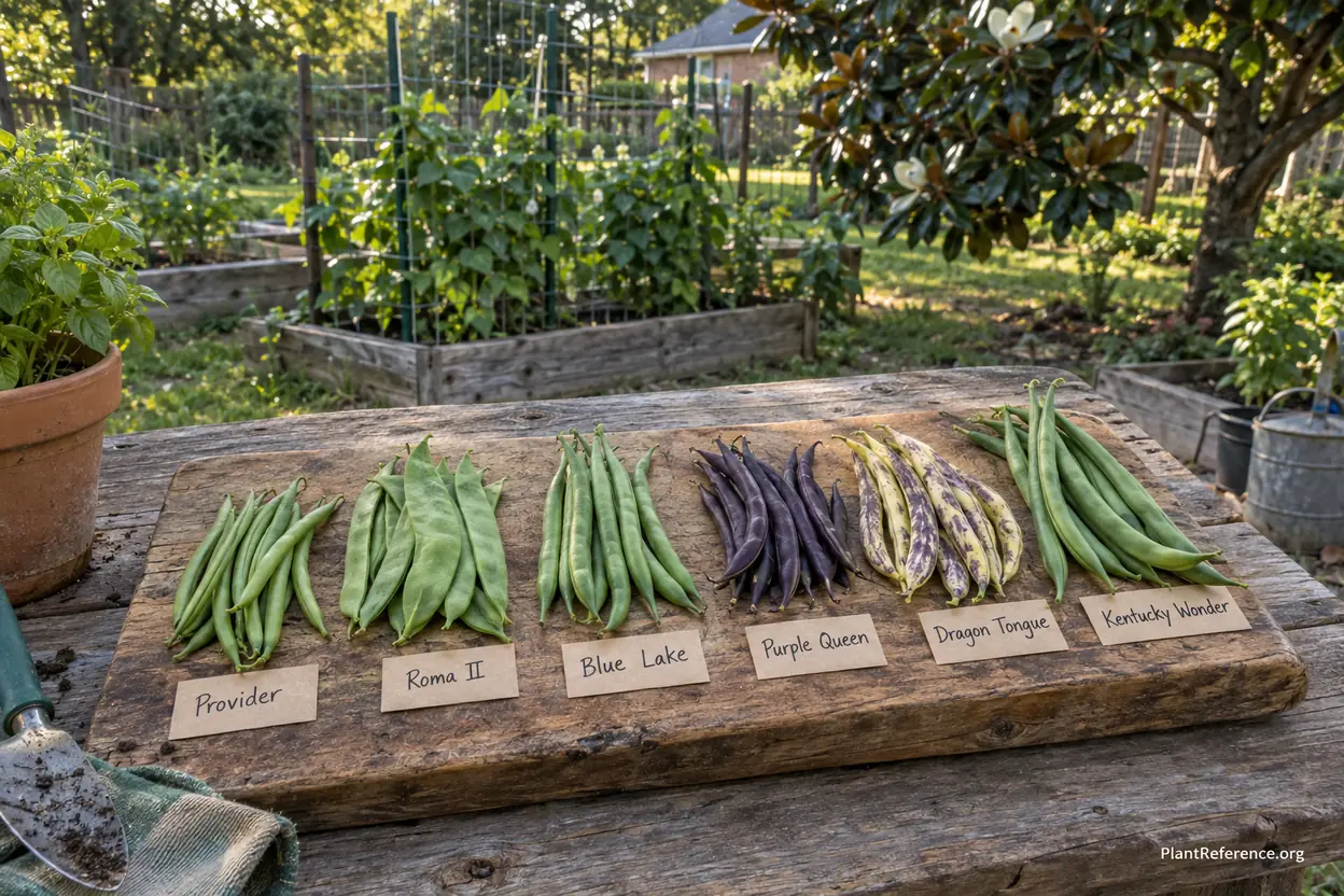 Six green bean varieties compared for Memphis Zone 7b Tennessee gardens