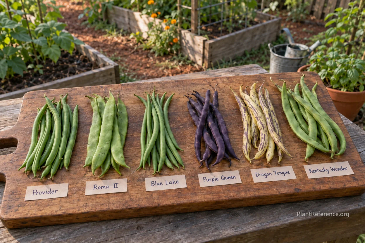 Six green bean varieties compared for Richmond Zone 7b Virginia gardens