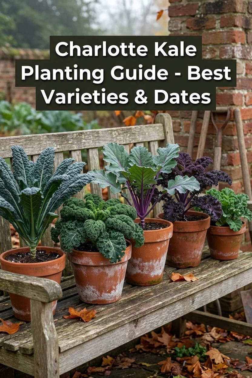 Charlotte North Carolina kale planting calendar with best varieties for Zone 7b growing season