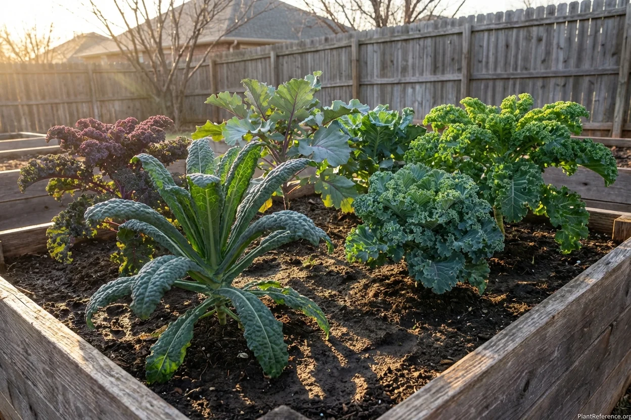 Best kale varieties for Oklahoma City Zone 7a climate comparison