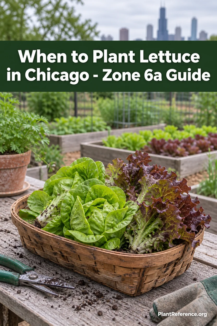 Chicago lettuce planting dates and best varieties for Zone 6a spring and fall growing