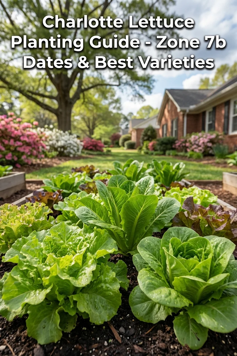 Charlotte lettuce planting guide with dates and best varieties for Zone 7b