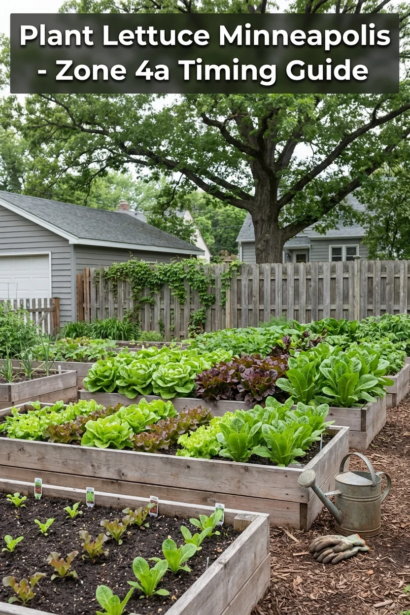 When to plant lettuce in Minneapolis Zone 4a - complete growing guide