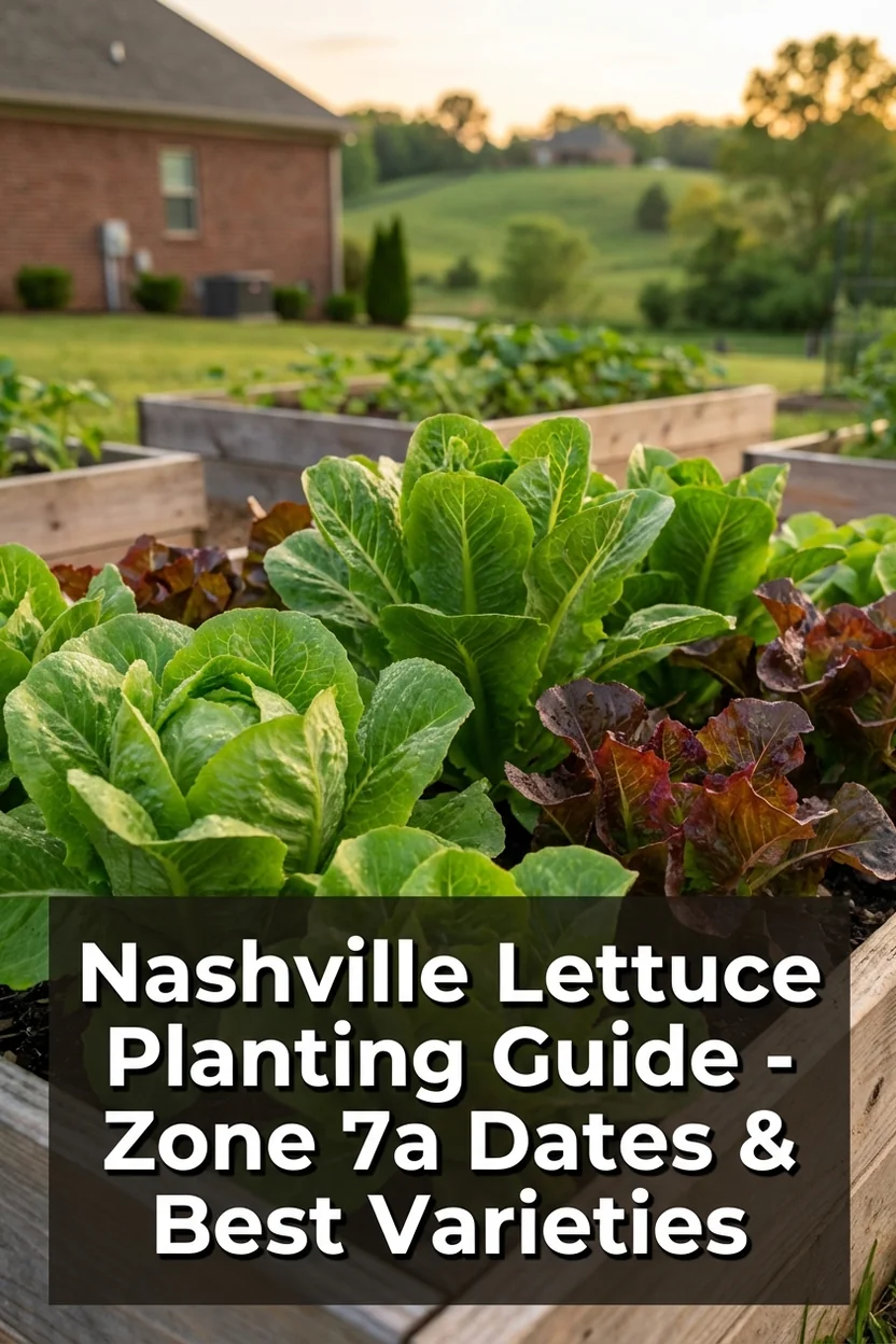 Nashville lettuce planting guide with dates and best varieties for Zone 7a