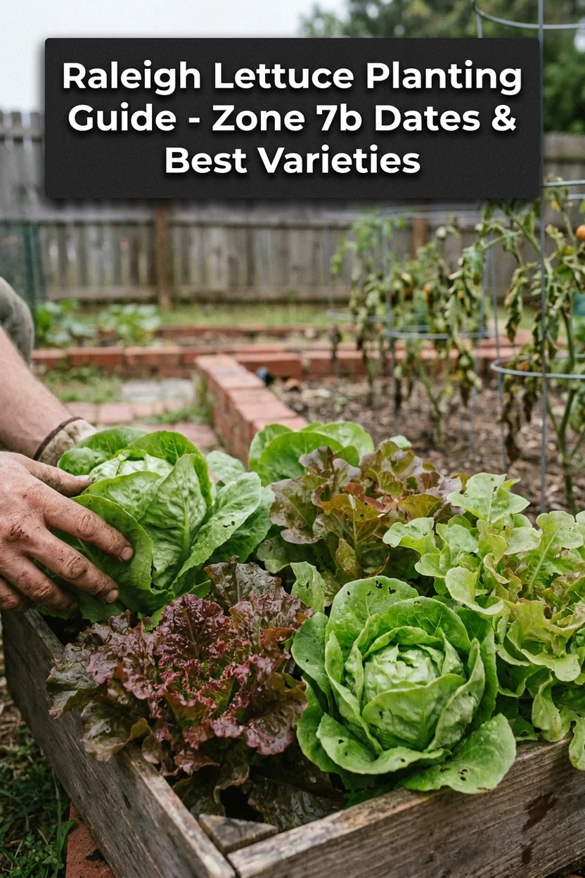 Raleigh lettuce planting guide with dates and best varieties for Zone 7b