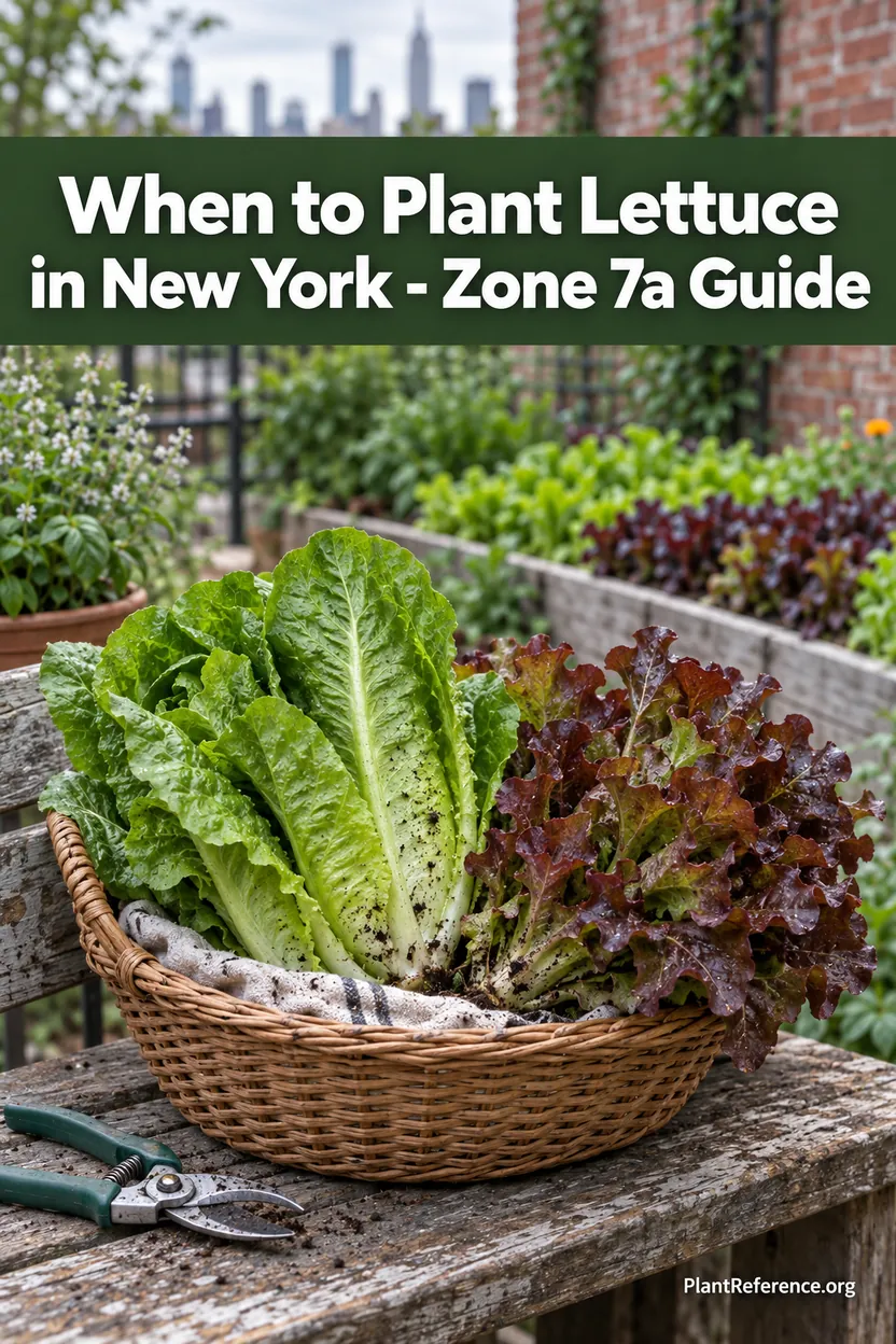 New York lettuce planting dates and best varieties for Zone 7a spring and fall growing